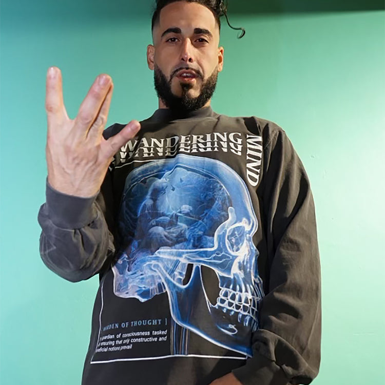 Warden of Thought Long Sleeve (Vintage Black)