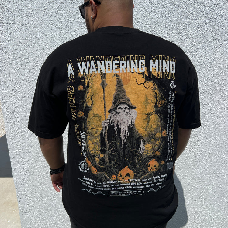 Haunted Witch's Domain Tee (Black)