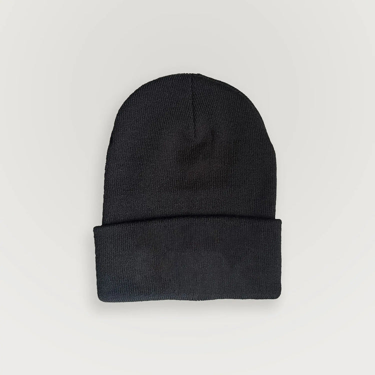 A Wandering Mind Wandering beanie in black back view